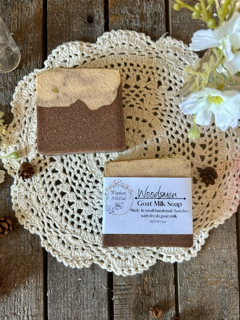 Missouri Milk Maid Goat Milk Soap:  Woodsmen